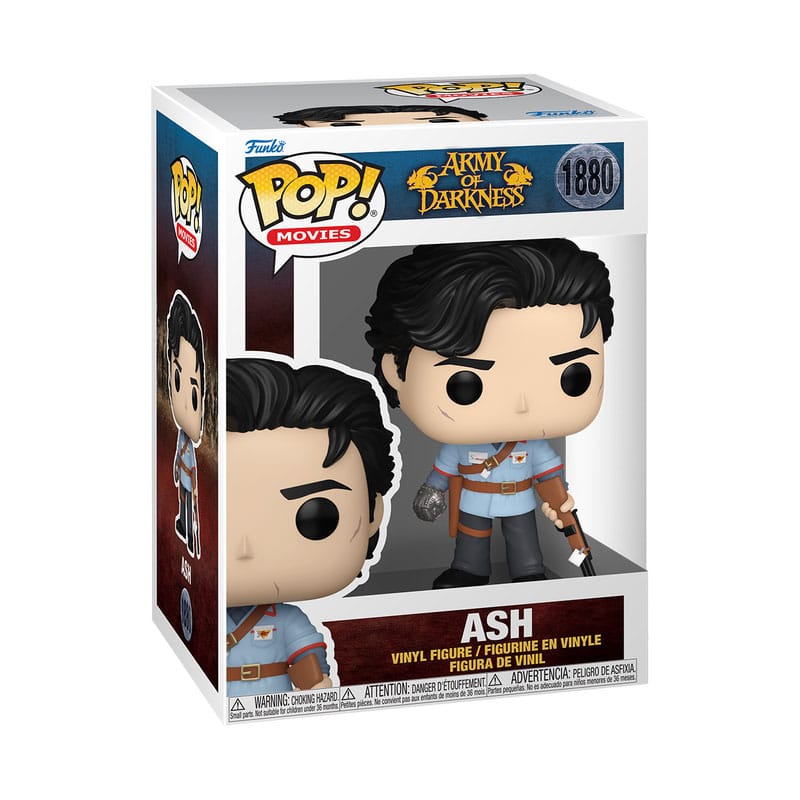 L'armata delle tenebre POP! Figura in vinile Disney Ash con Boomstick 9 cm