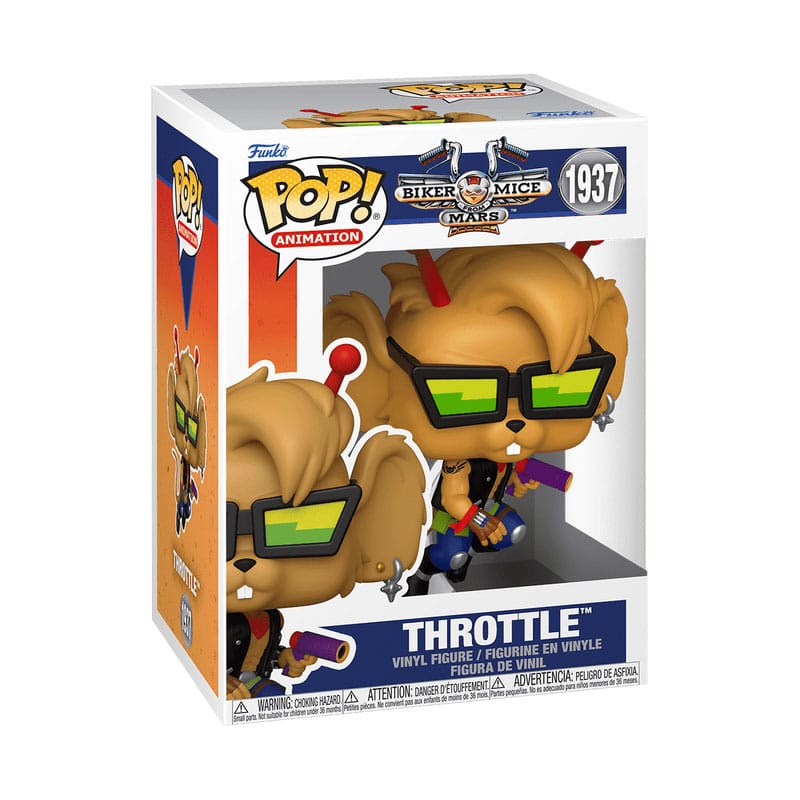 Biker Mice From Mars Pop! Animation Vinyl Figure Throttle 9 cm
