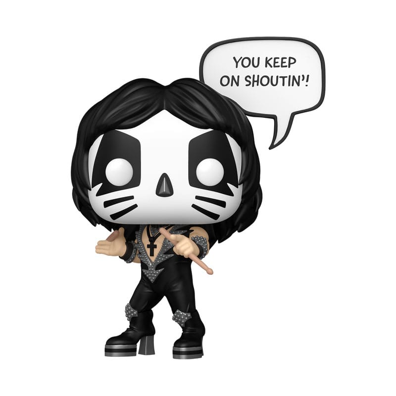 KISS POP! Sayings Vinyl Figure The Catman(R&amp;R All Night) 9 cm