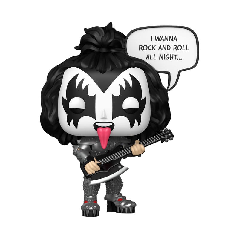 KISS POP! Sayings Vinyl Figure The Demon(R&amp;R All Night) 9 cm