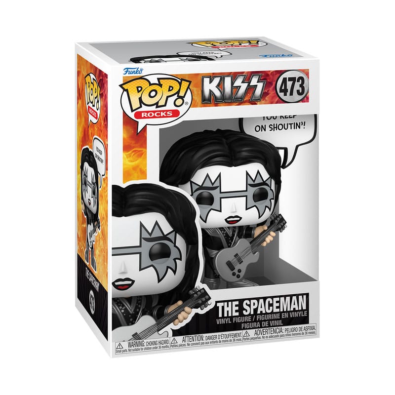 KISS POP! Sayings Vinyl Figure The Spaceman(R&amp;R All Night) 9 cm