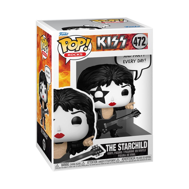 KISS POP! Sayings Vinyl Figure The Starchild(R&amp;R All Night) 9 cm
