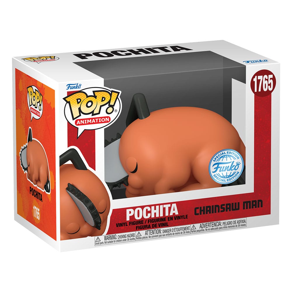 Chainsaw Man POP! Movies Vinyl Figure Sleeping Pochita heo Exclusive 9 cm
