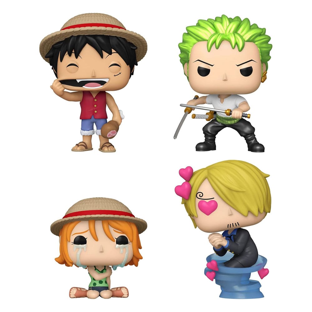 One Piece POP! Animation Vinyl Figure 4-Pack Refresh 4PK(EMEA) 9cm