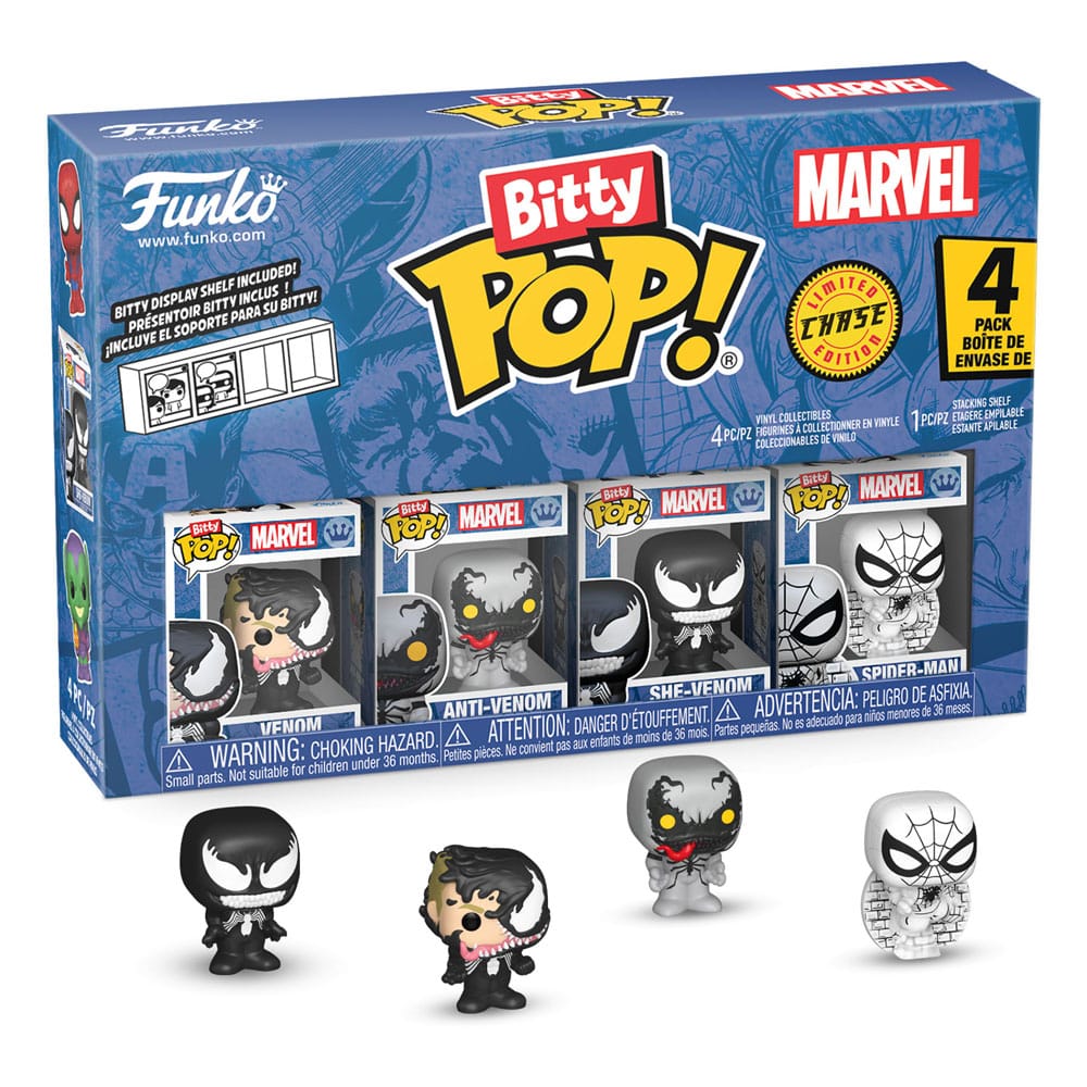 Spider-Man Bitty POP! Vinyl Figure 4-Pack Series 3 2cm