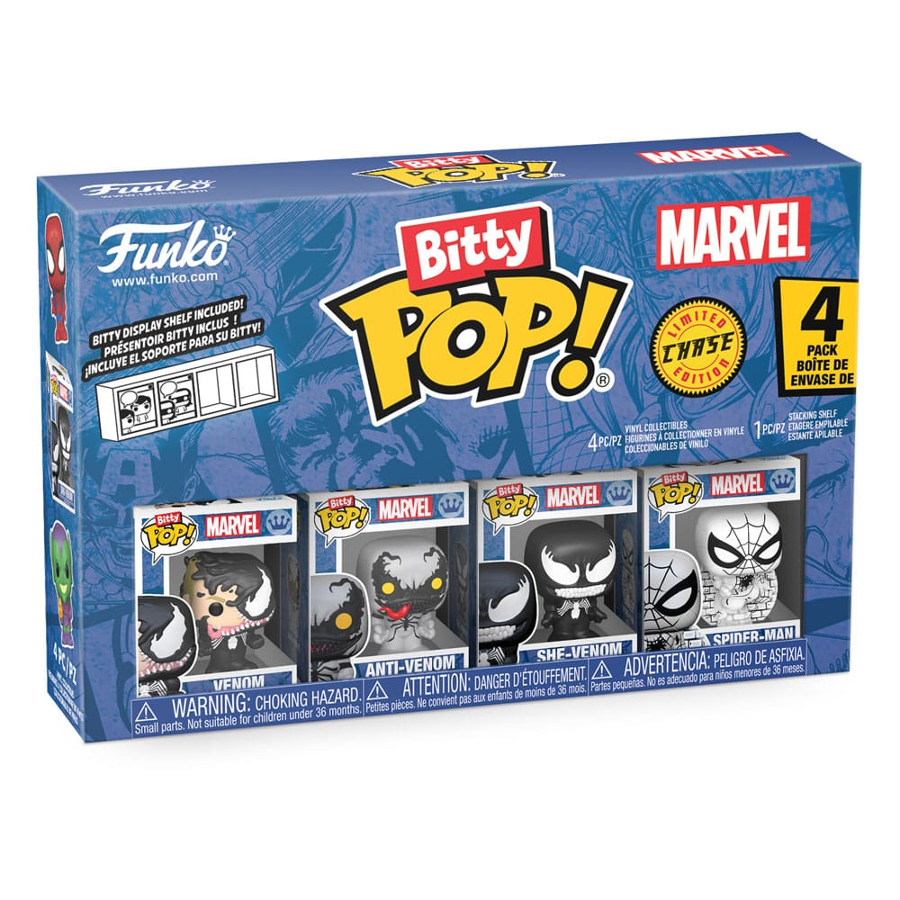 Spider-Man Bitty POP! Vinyl Figure 4-Pack Series 3 2cm