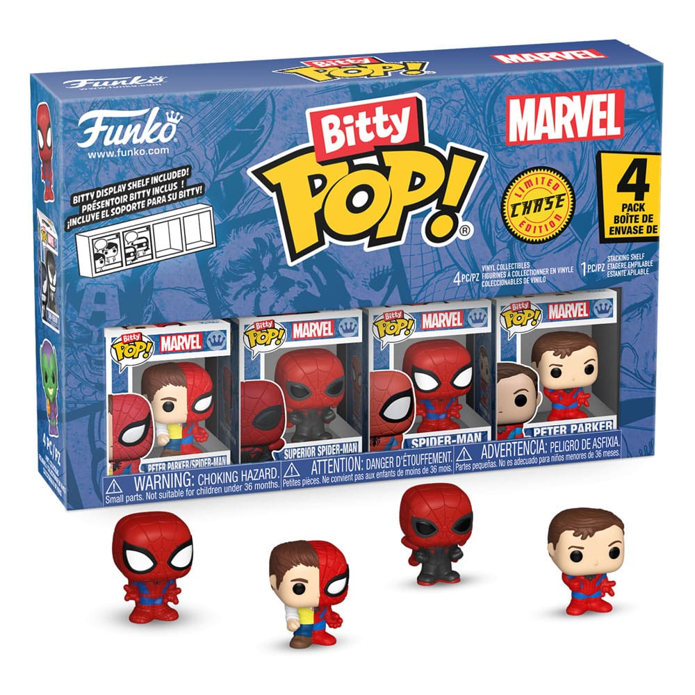 Spider-Man Bitty POP! Vinyl Figure 4-Pack Series 4 2cm