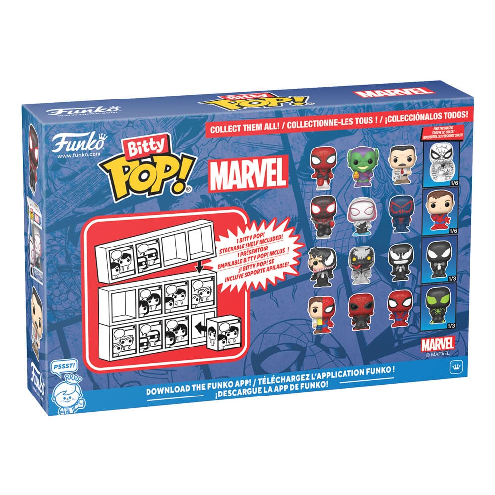 Spider-Man Bitty POP! Vinyl Figure 4-Pack Series 4 2cm