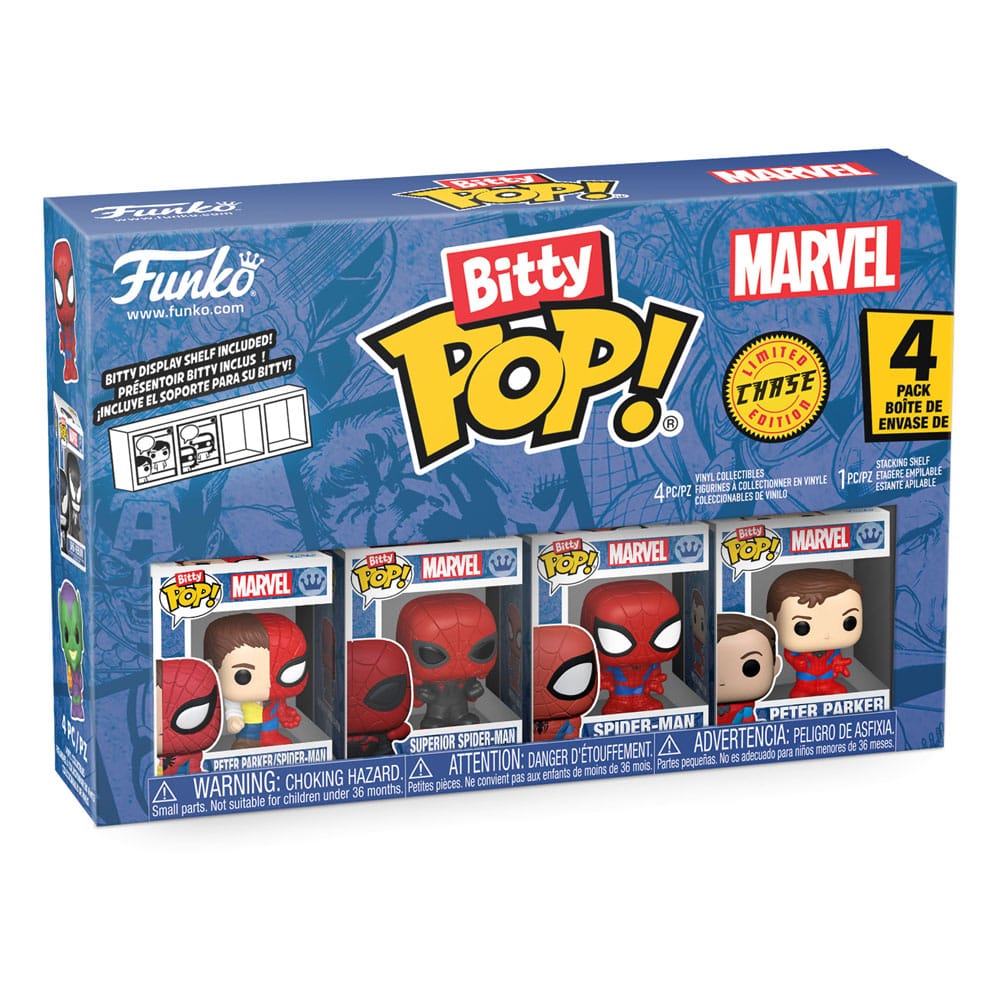 Spider-Man Bitty POP! Vinyl Figure 4-Pack Series 4 2cm