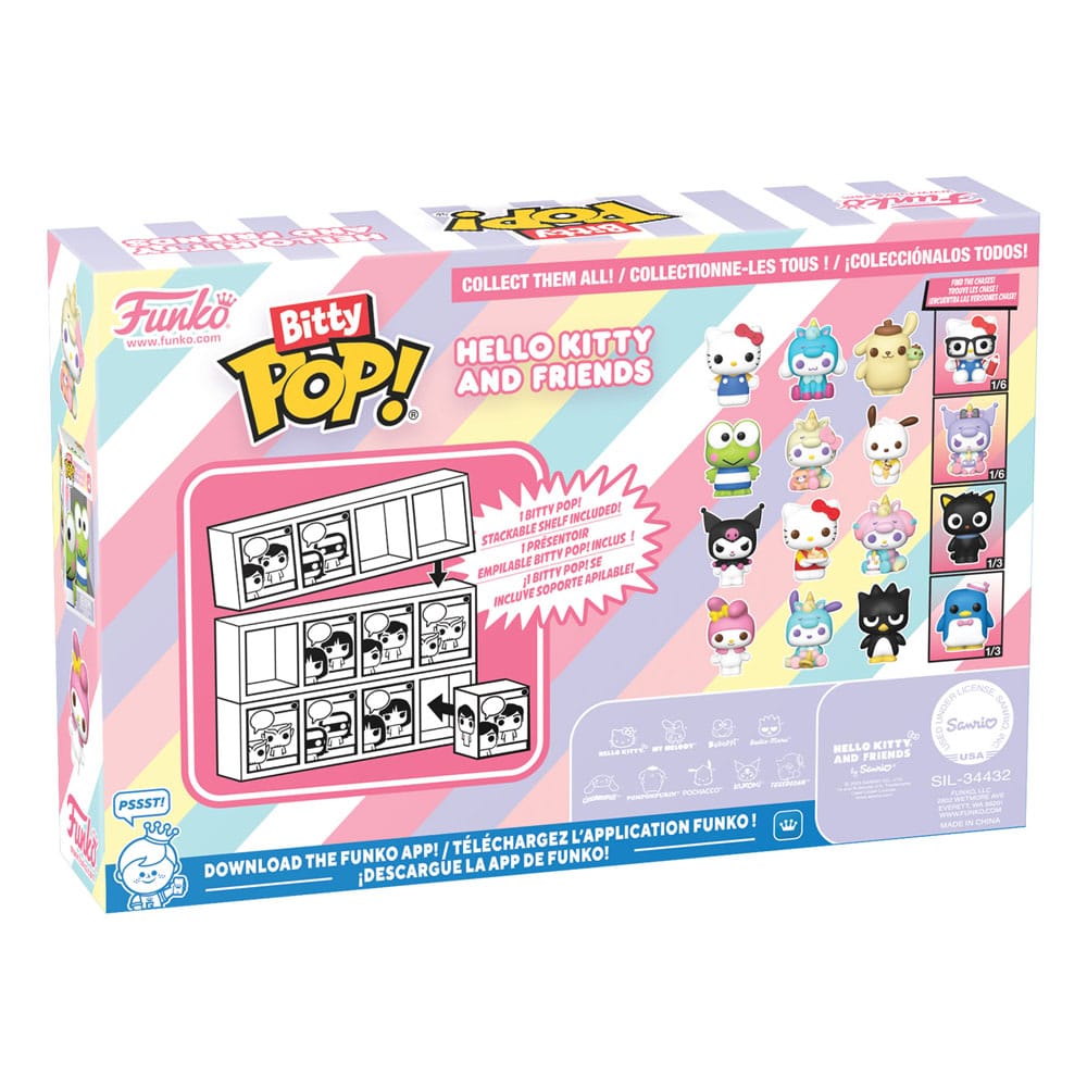 Hello Kitty and Friends Bitty POP! Vinyl Figure 4-Pack Series 1 2 cm