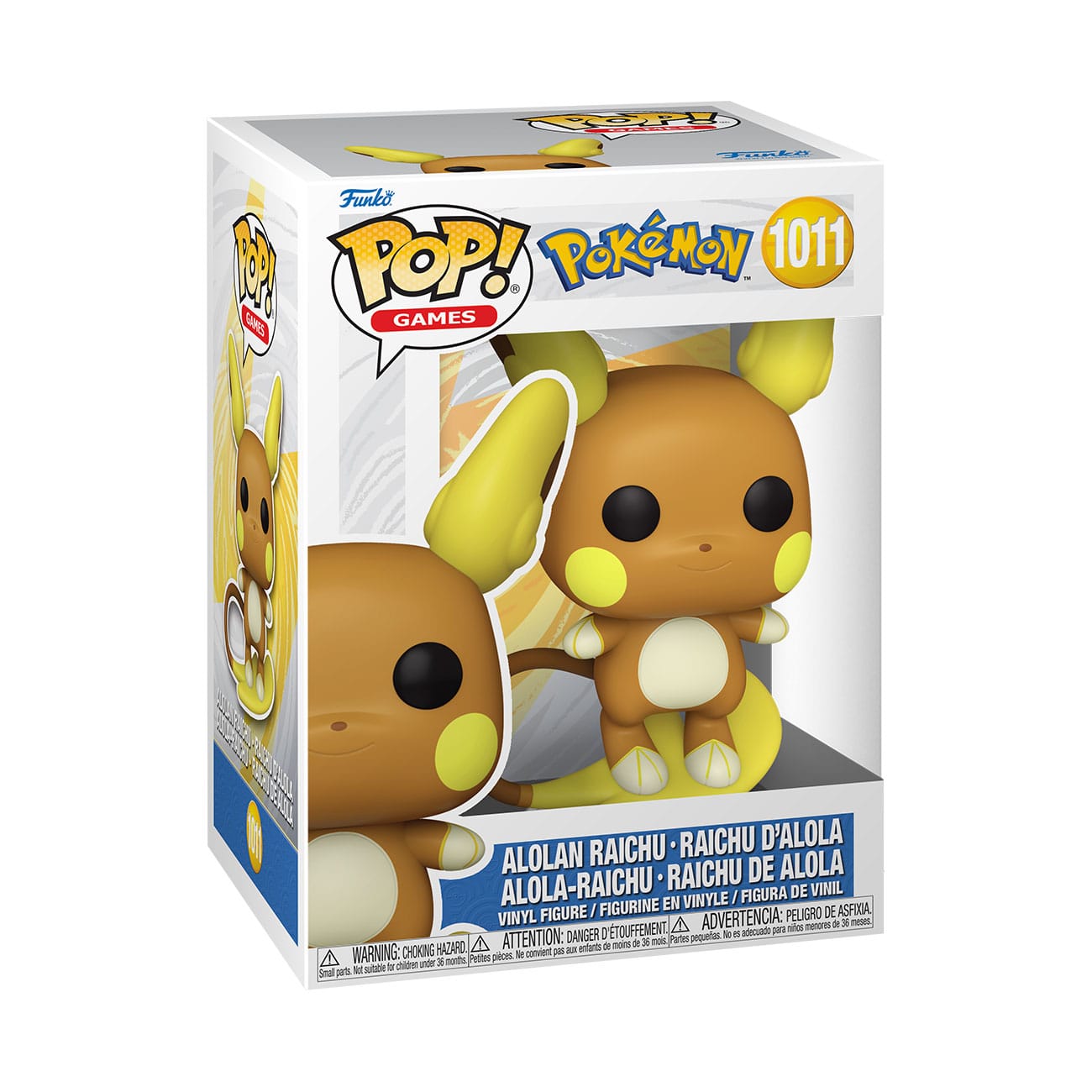 Pokemon POP! Giochi Figura in vinile Raichu(Alolan)(EMEA) 9 cm
