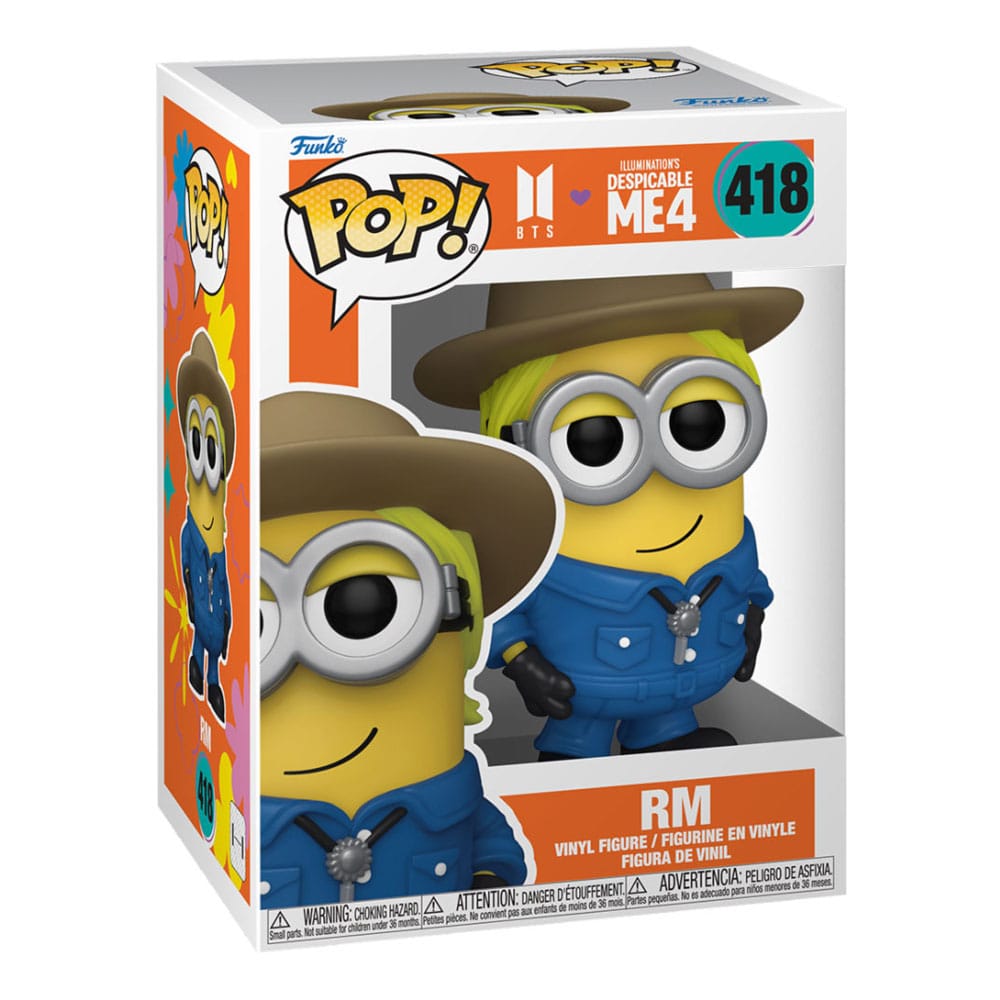 I Minions x i BTS POP! Figura in vinile Rocks RM 9 cm