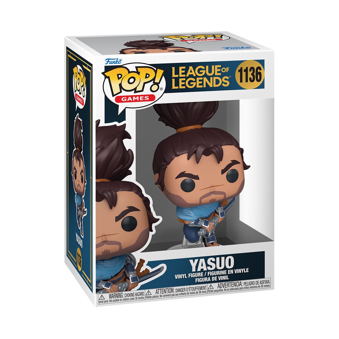League of Legends POP!&Buddy Games Vinyl Figure Yasuo 9 cm