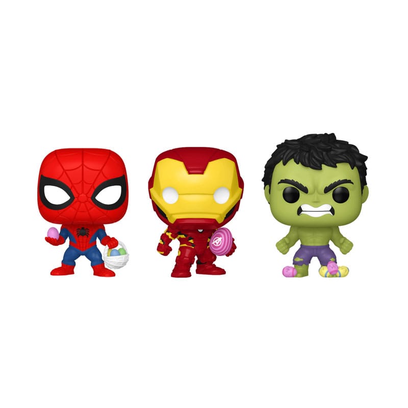 Marvel Pocket POP! Vinyl Figure 3-Pack Easter 4cm