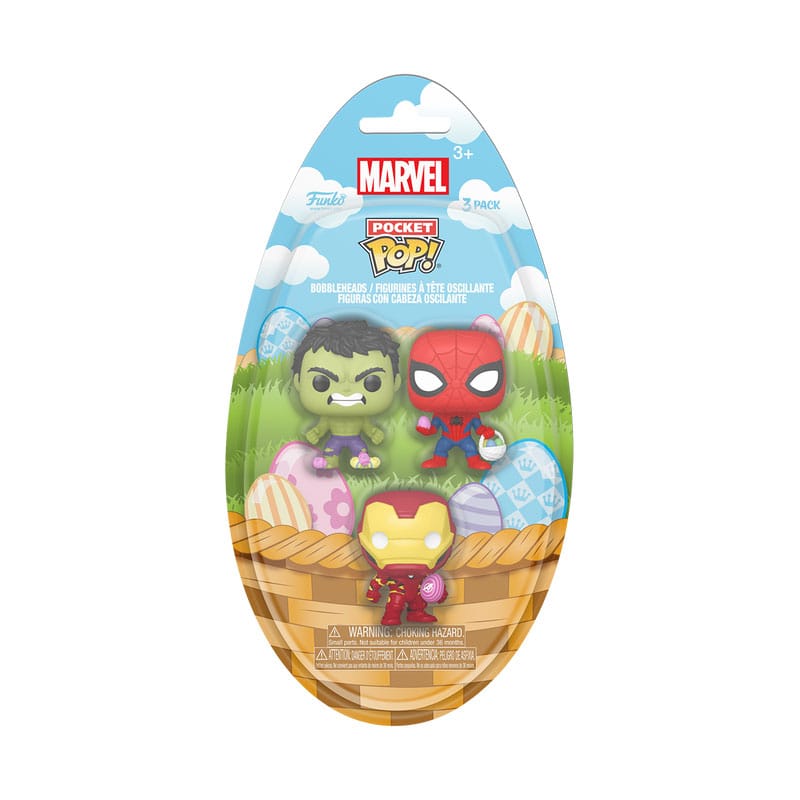 Marvel Pocket POP! Vinyl Figure 3-Pack Easter 4cm