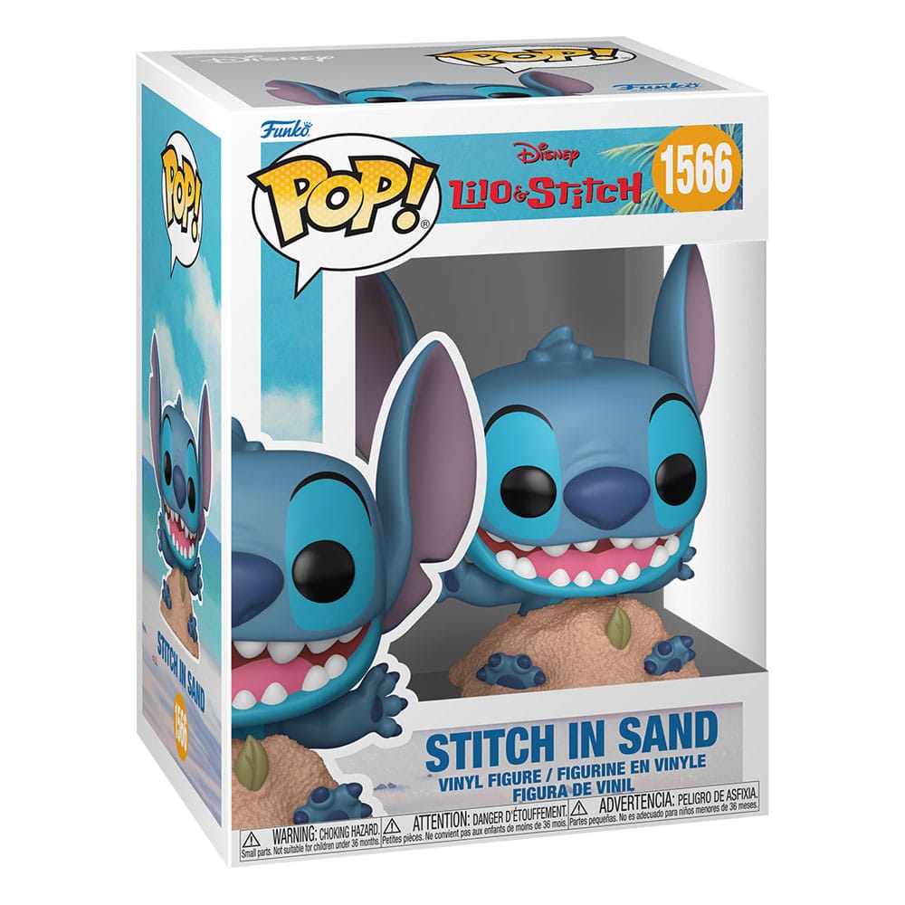 Lilo &amp; Stitch POP! Figura in vinile Stitch in Sand 9 cm