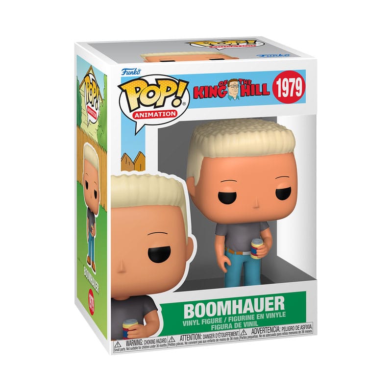 Re della collina POP! Figura in vinile TV Boomhauer 9 cm