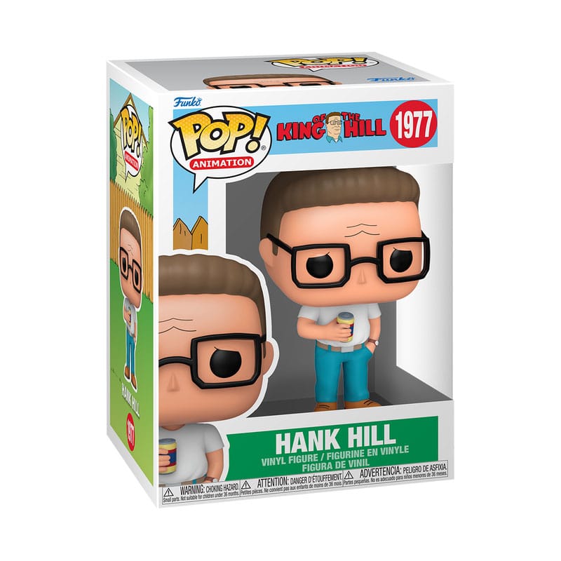 Re della collina POP! Personaggio in vinile TV Hank Hill 9 cm