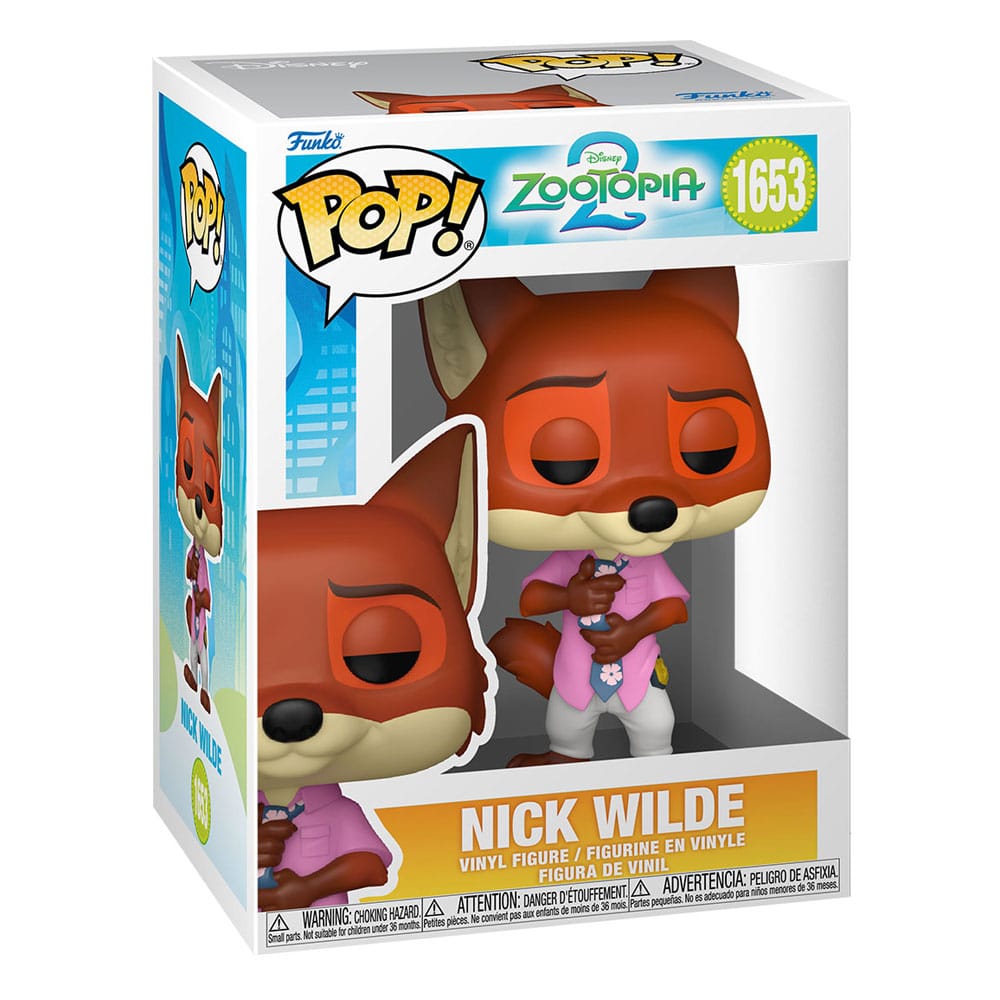 Zootopia 2 POP! Movies Vinyl Figure Nick Wilde 9 cm