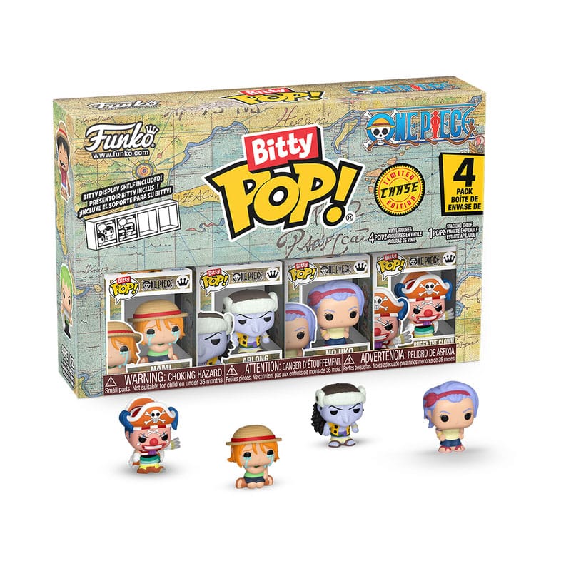 One Piece Bitty POP! 4-Pack Nami 2.5cm Vinyl Figure