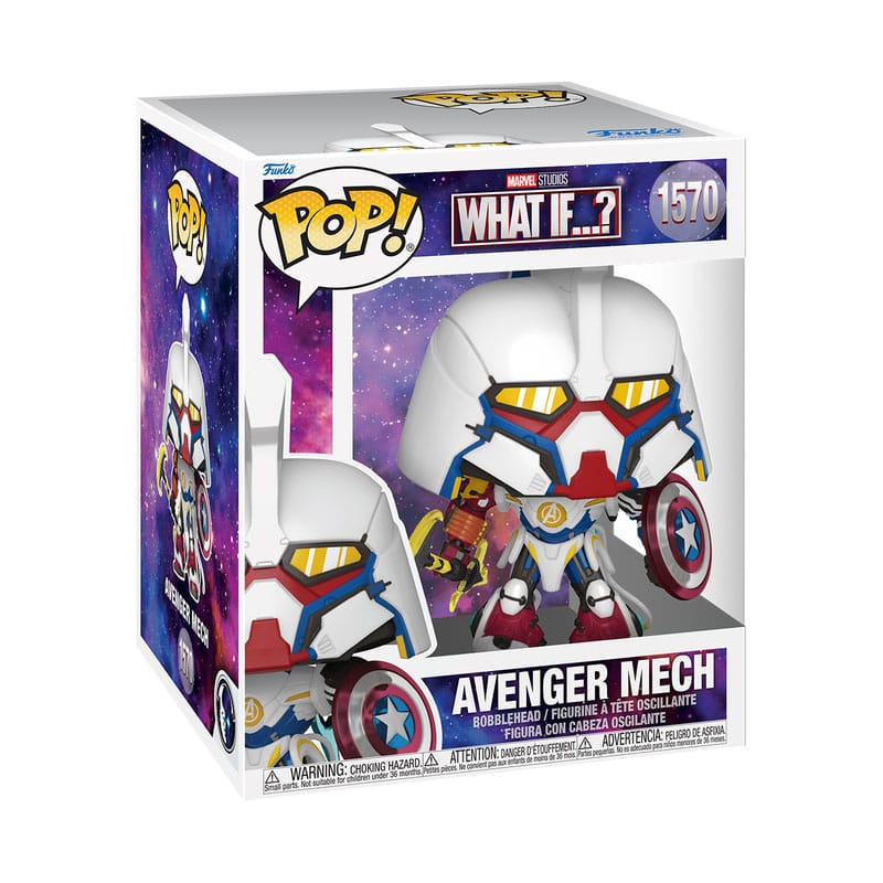 What If...? Super Sized POP! Marvel Vinyl Figure Super Mech 15 cm