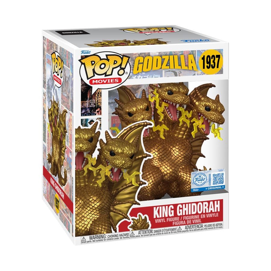 *heo Exclusive Edition* Godzilla Super Sized POP! Movies Vinyl Figure King Ghidora (Electric) 15 cm