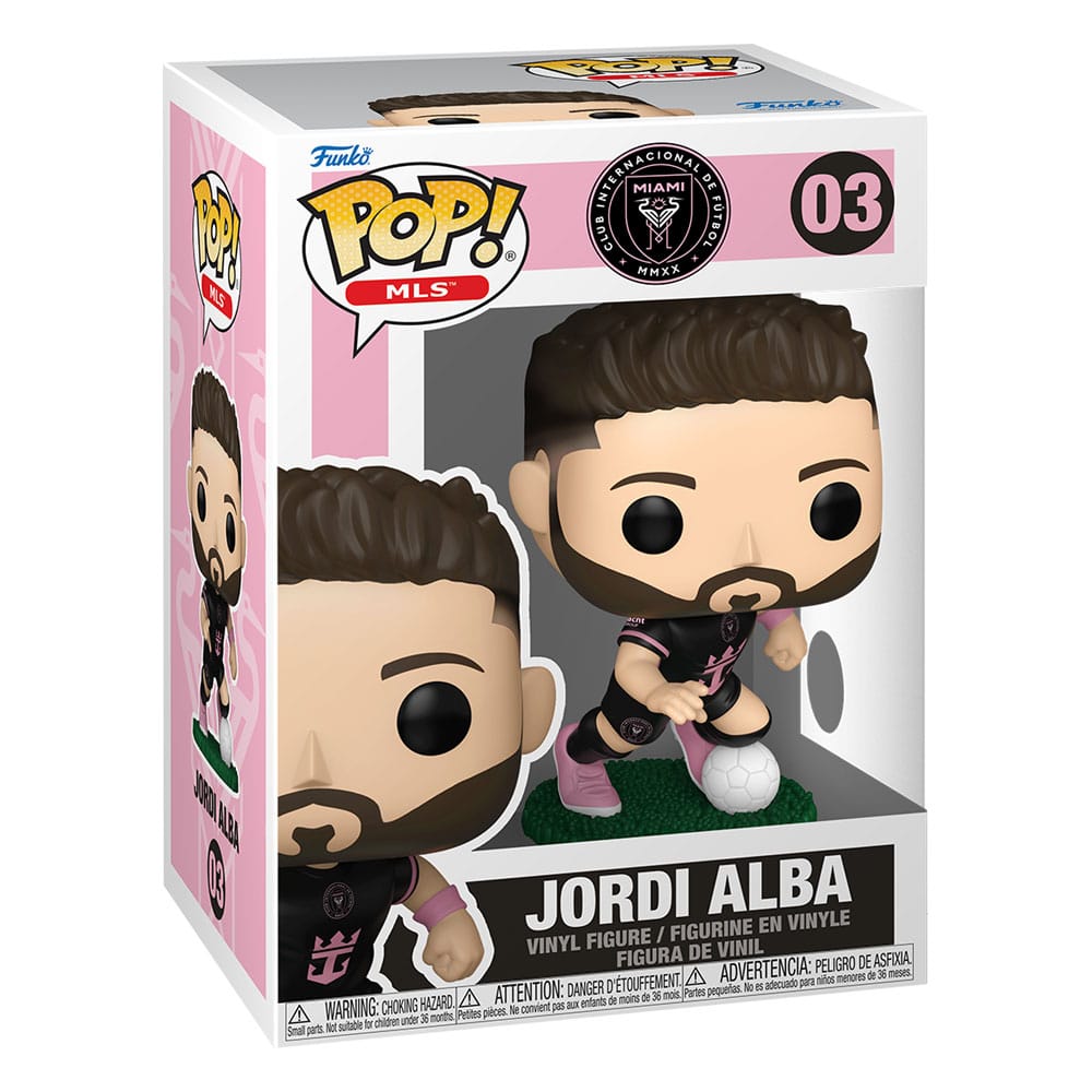 MLS POP! Figura sportiva in vinile Inter Miami - Jordi Alba (trasferta) 9 cm