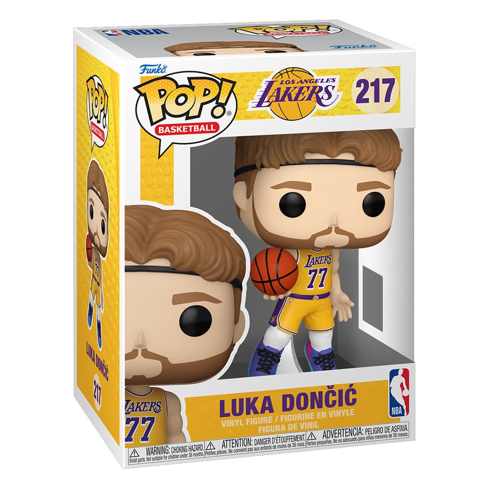 NBA POP! Basketball Vinyl Figure Los Angeles Lakers: Luka Doncic (2025 Icon Edition Uniform) 9 cm