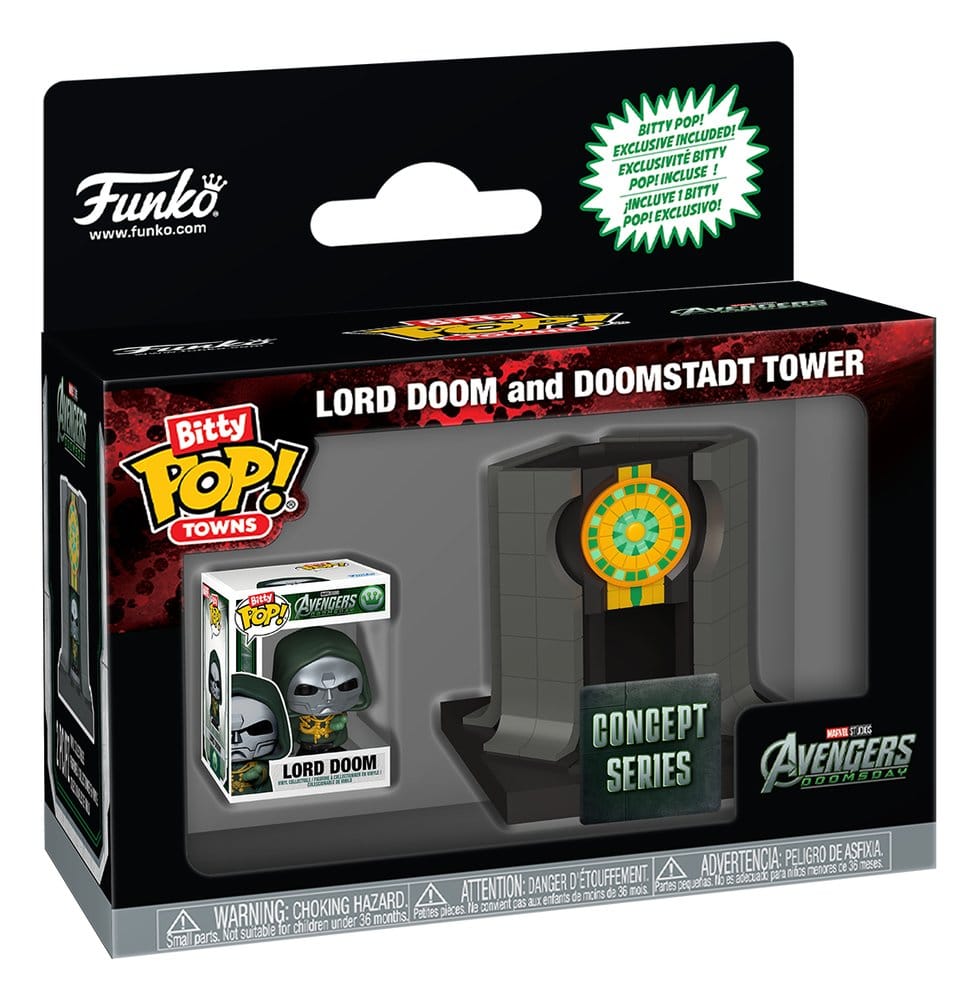 AVD Bitty POP! Town Lord Doom and Doomstadt Tower