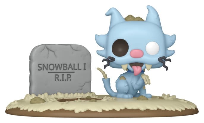 The Simpsons POP! Deluxe Vinyl Figure Zombie Snowball 9 cm