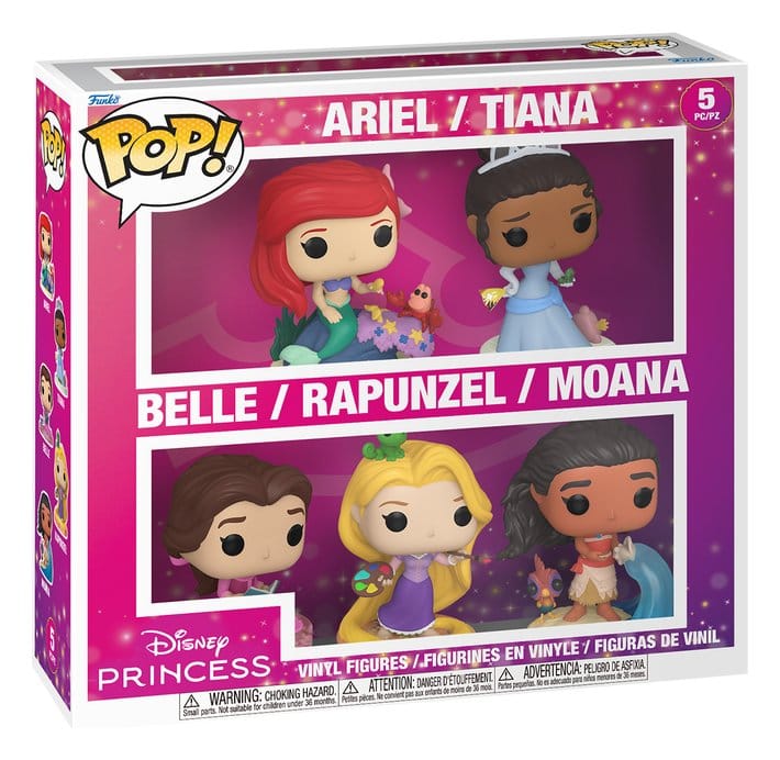 Disney POP! Animation Vinyl Figure 5-Pack Black Friday Disney Princess 9 cm