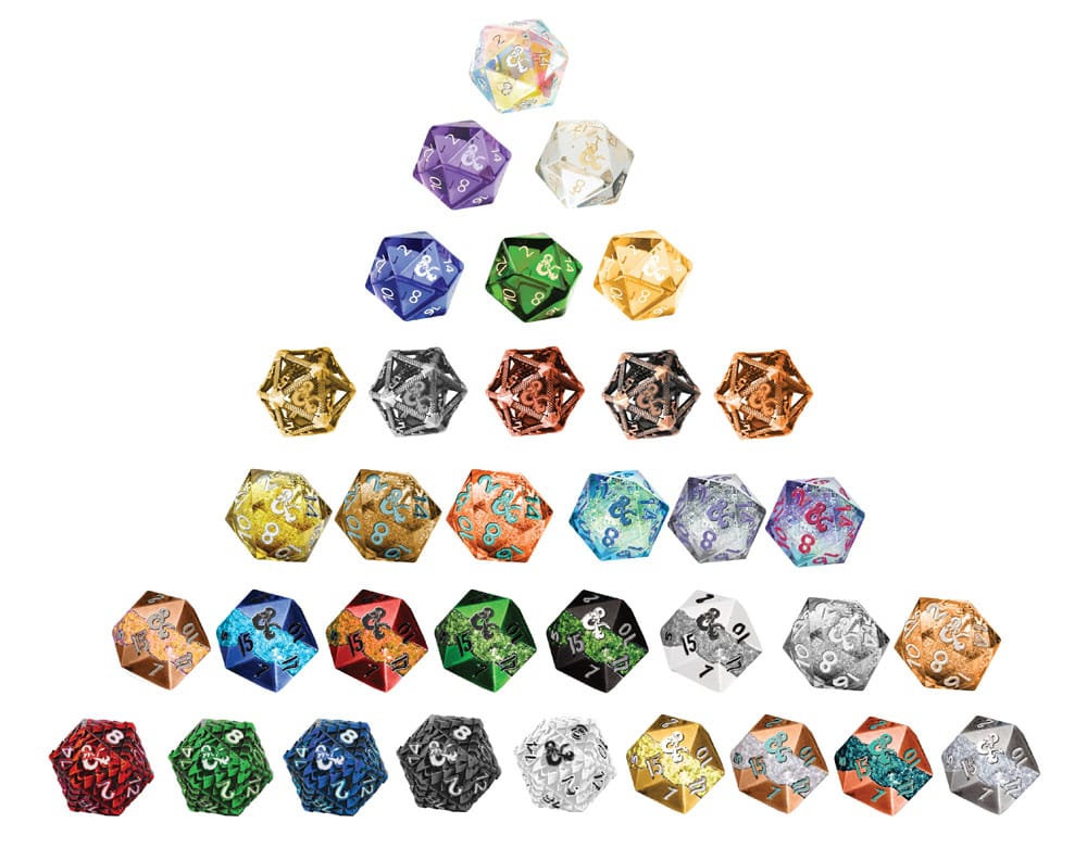 Dungeons &amp; Dragons Blind Mystery Box Dice Fizban's Treasure d20 25 mm