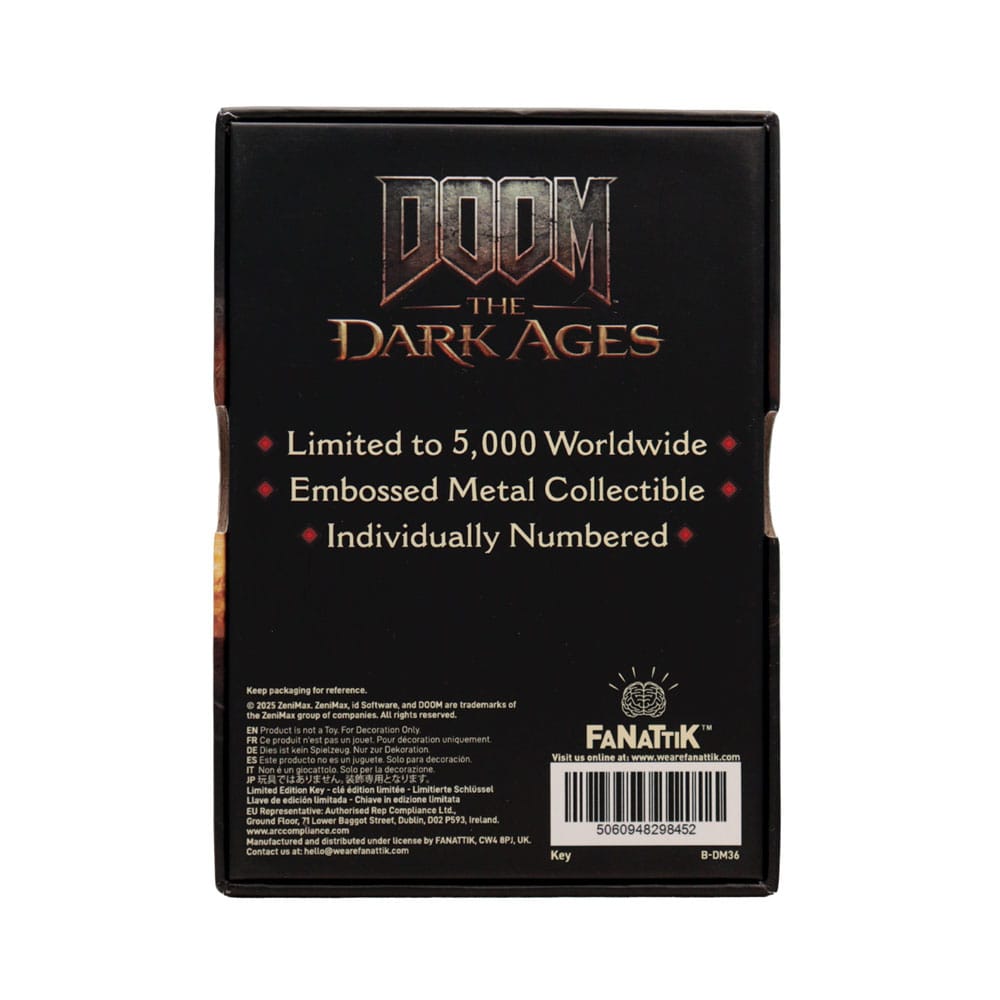 Doom: The Dark Ages Replica Secret Key Limited Edition