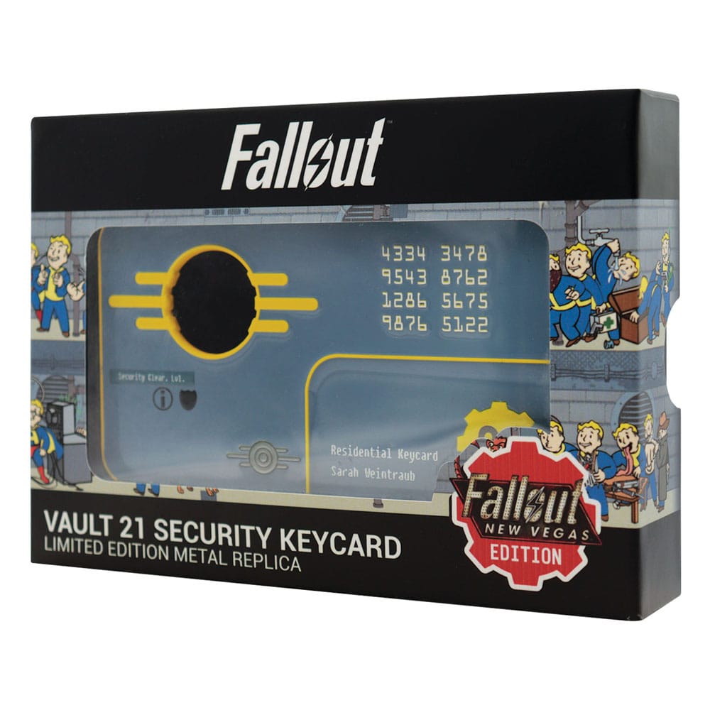 Fallout: New Vegas Replica Vault 21 Security Keycard Limited Edition