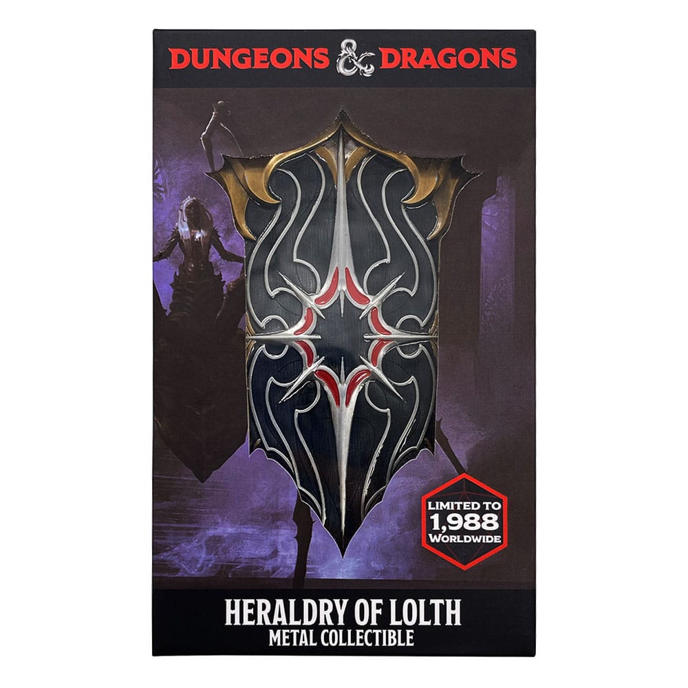 Dungeons & Dragons Metal Card 50th Anniversary Spider Queen Limited Edition