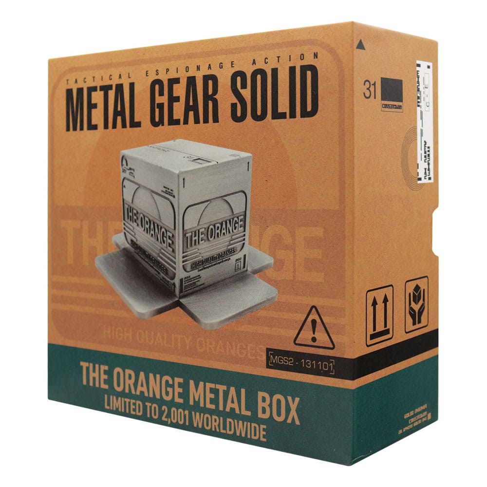 Scatola di cartone replica di Metal Gear Solid 2