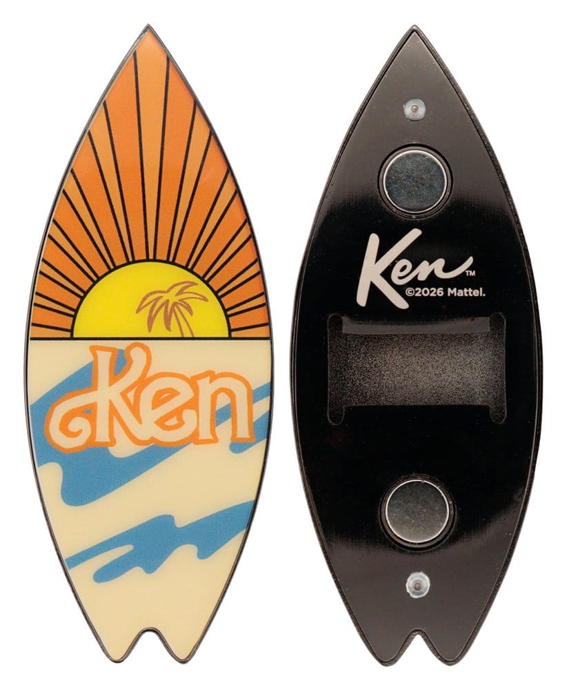Barbie Bottle Opener Ken Surfboard Magnetic