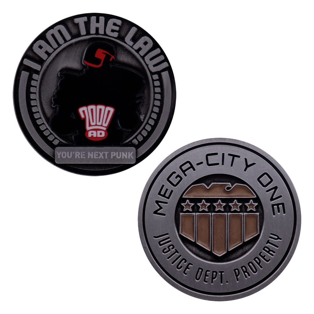 2000 AD Collectable Coin Judge Dredd Mega-City One Limited Edition