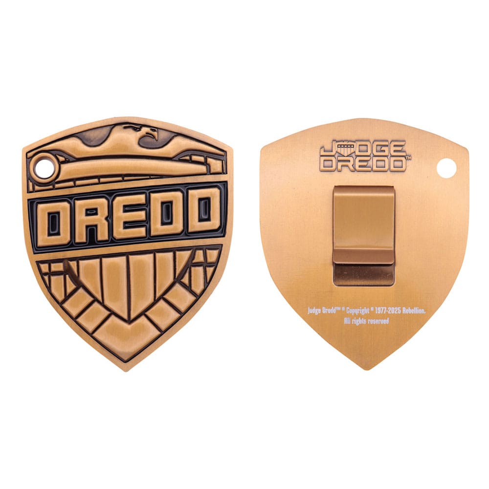 2000 AD Replica Judge Dredd Badge Limited Edition