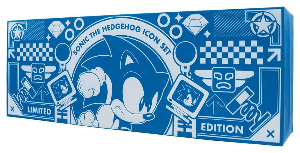 Sonic the Hedgehog Replica Commemorative Icons Set Limited Edition 10 x 28 x 4 cm