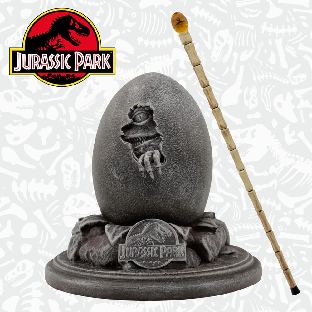 Jurassic Park Replicas 30th Anniversary Replica Egg & John Hammond Cane Set