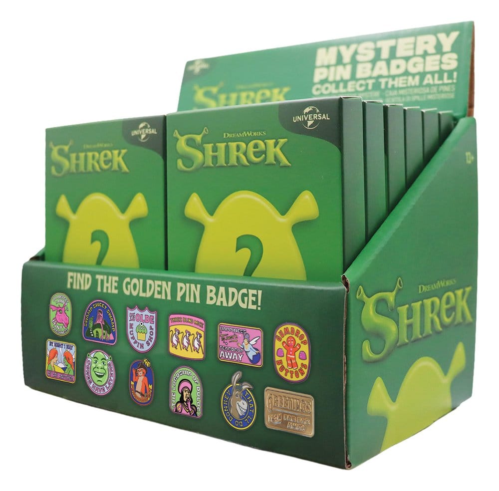 Shrek Mystery Pin Badges Blind Box Display (12)