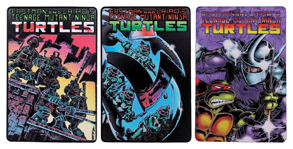 Teenage Mutant Ninja Turtles Ingot Set of Three Comic Book Cover Ingots Limited Edition