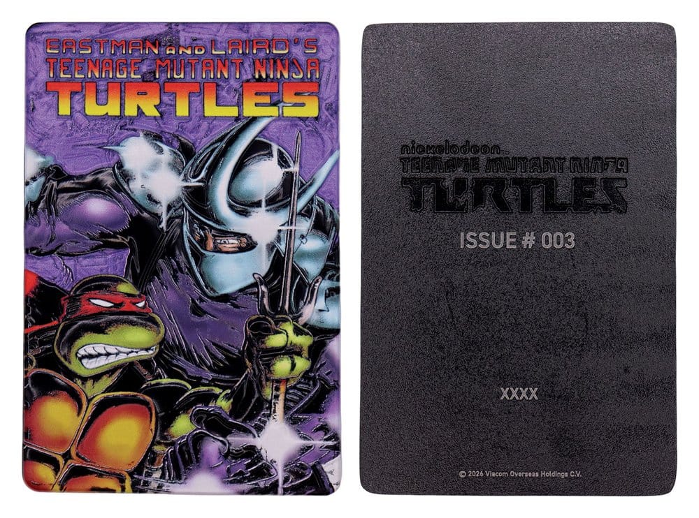 Teenage Mutant Ninja Turtles Ingot Set of Three Comic Book Cover Ingots Limited Edition