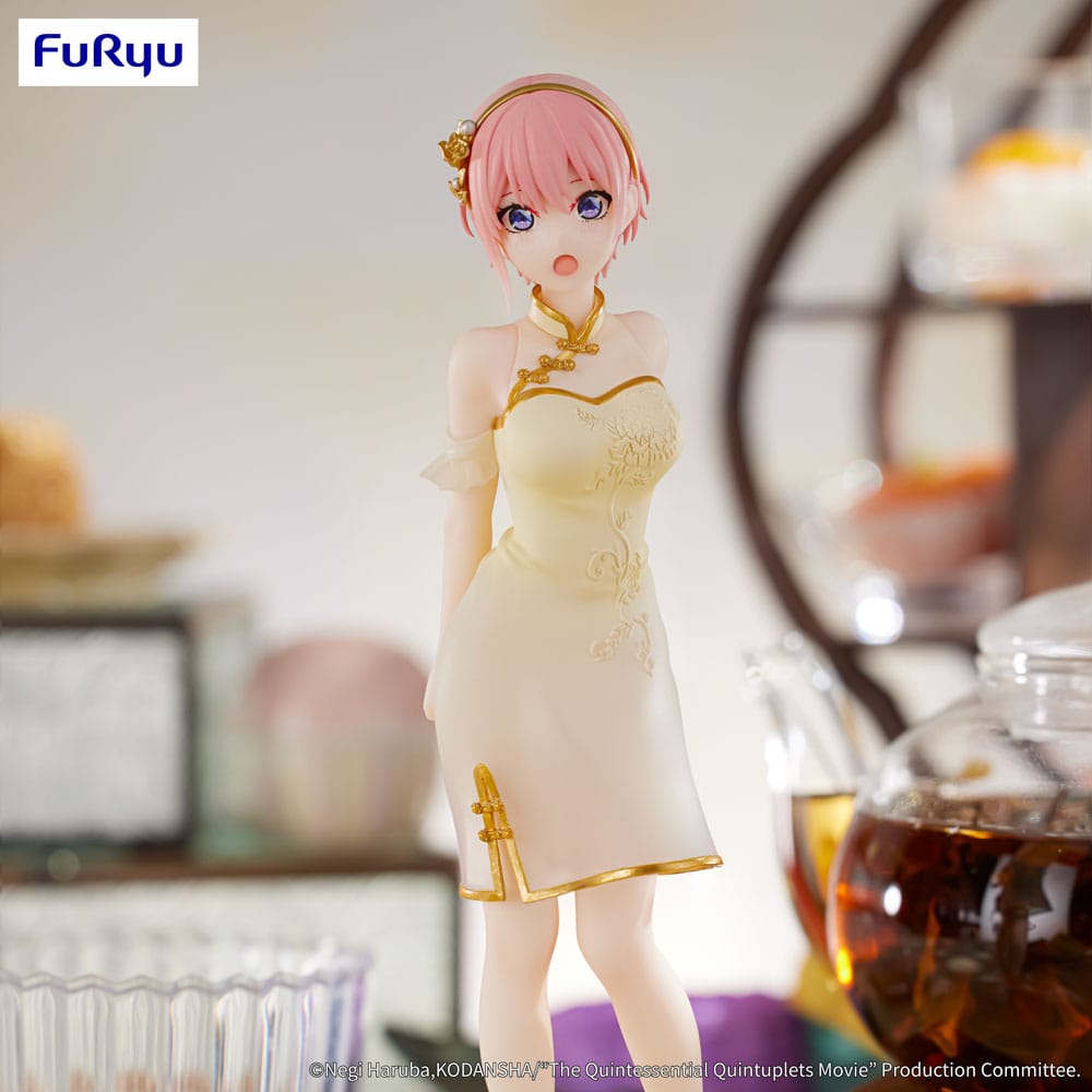 Statua in PVC del film The Quintessential Quintuplets di Nakano Ichika, versione cinese della principessa. 18 centimetri