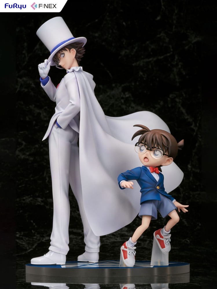 Statua in PVC Case Closed F:NEX 1/7 Conan Edogawa e Kid il ladro fantasma 29 cm