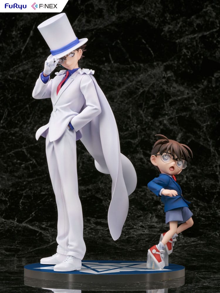 Statua in PVC Case Closed F:NEX 1/7 Conan Edogawa e Kid il ladro fantasma 29 cm