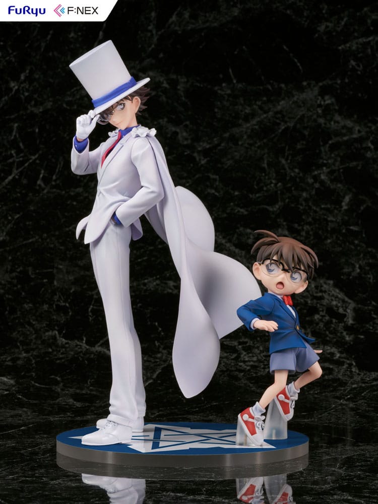 Statua in PVC Case Closed F:NEX 1/7 Conan Edogawa e Kid il ladro fantasma 29 cm