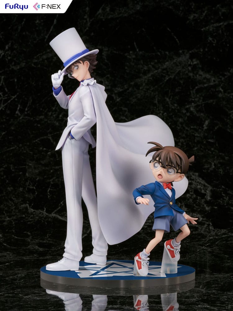 Statua in PVC Case Closed F:NEX 1/7 Conan Edogawa e Kid il ladro fantasma 29 cm
