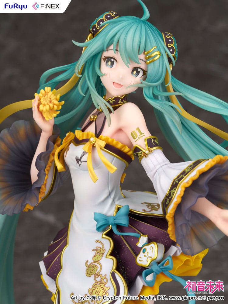 Statua in PVC Hatsune Miku F:NEX 1/7 Hatsune Miku Mid-Autumn Festival Ver. 27 centimetri